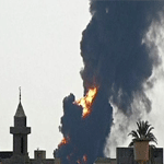 ليبيا تطلب تدخل فرنسي للمساعدة في اطفاء حريق طرابلس