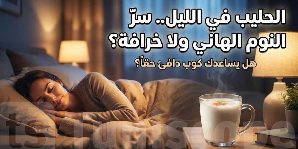 تشرب الحليب قبل ما ترقد؟ هاو شنوّة يصير في جسمك