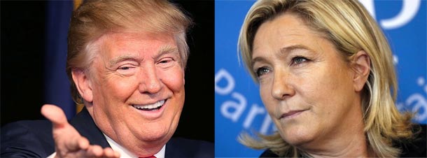 Marine Le Pen félicite Donald Trump