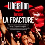 Tunisie, La fracture comme une du journal Libération