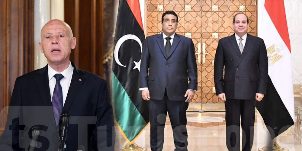 خلال زيارة سعيد للقاهرة.. مصر وتونس تنظران إلى ليبيا