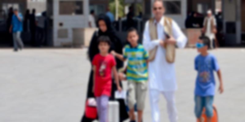 Hausse du nombre des familles libyennes venant en Tunisie 