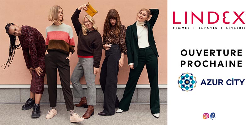 L’enseigne LINDEX ouvre un nouveau magasin à Azur City