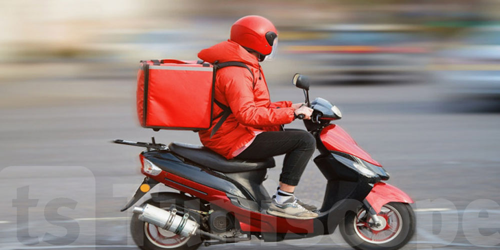 في دولة عربية: لوحات خاصة بدراجات التوصيل