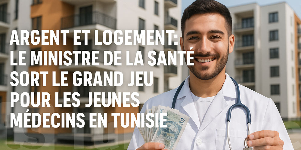 Argent et logement : Le Ministre de la Santé sort le grand jeu pour les jeunes médecins en Tunisie !