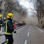 بريطانيا: إجلاء 2000 شخص جراء حريق كبير وسط لندن