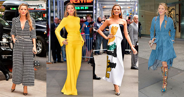 En photos : Blake Lively porte 7 tenues différentes en une journée…
