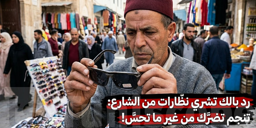 تحذير للتوانسة: ردوا بالكم من النظارات اللى تتباع في الاسواق تهدّد عينيك وبشرتك!
