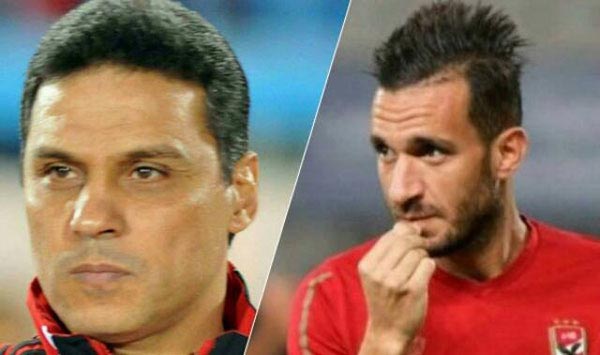 في سابقة خطيرة. مدرب الأهلي يعتدي على علي معلول