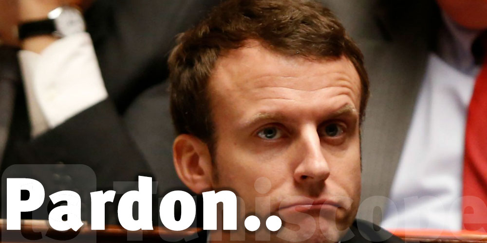 Macron demande pardon 
