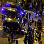 مدريد :100 جريح و24 معتقلاً في مظاهرات تنديدا بتفاقم البطالة