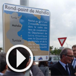 Saint Nazaire-France : Inauguration du Rond-point de Mahdia 