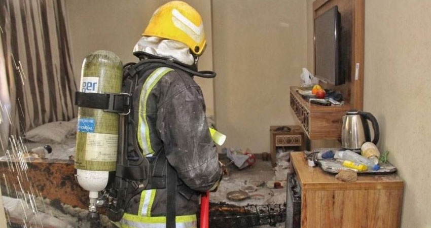 إجلاء 700 معتمر إثر اندلاع حريق في فندق بمكة