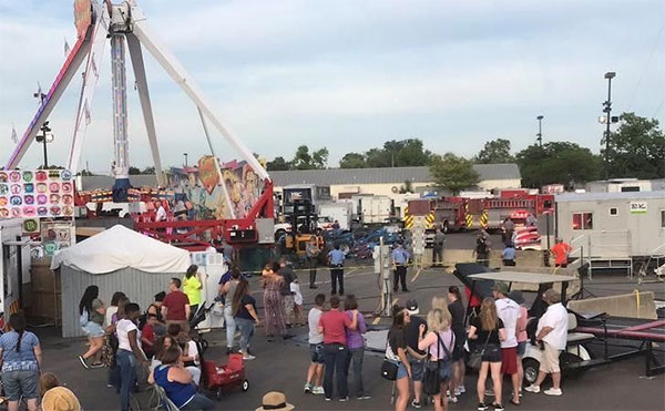 En vidéo - États-Unis : 1 mort et 7 blessés dans un accident de manège