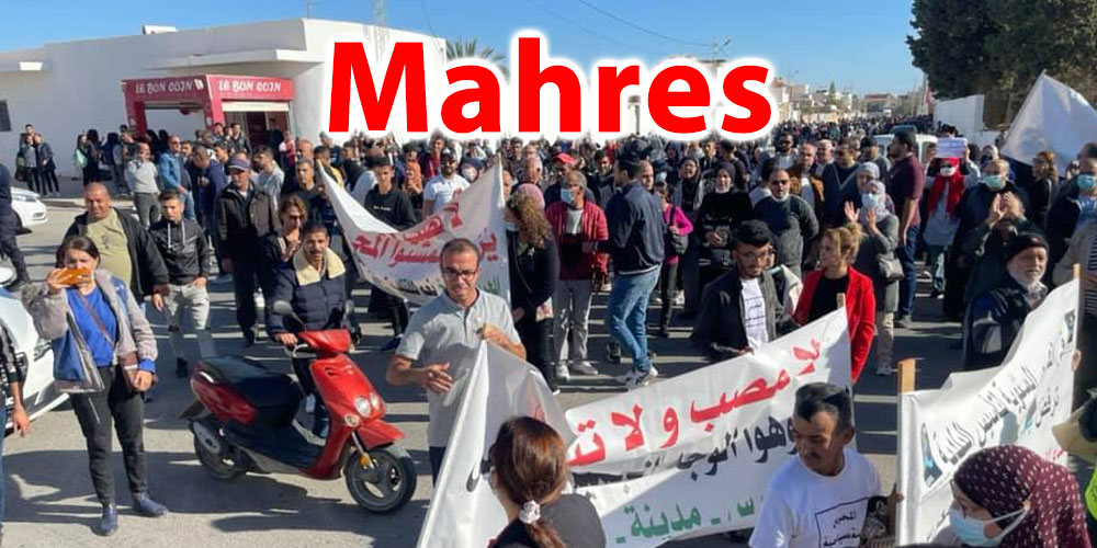 En photos: Après Agareb, Mahres se révolte