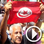 En vidéo : Le Front populaire manifeste à l’avenue Habib Bourguiba