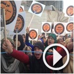 En vidéo : Des ‘Tahlil’ et des ‘Takbir’ lors de la manifestation de Hizb ut–Tahrir