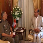 En photo : Moncef Marzouki reçoit Mohamed Salah Hamdi