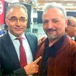 Photo du jour : Ambiance fraternelle entre Mohsen Marzouk et Jalel Brik