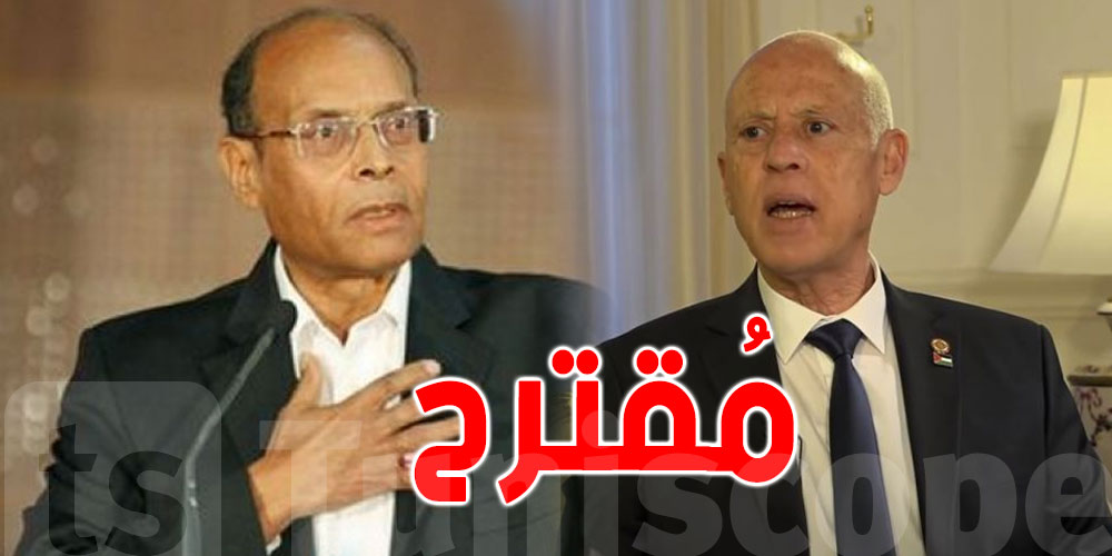 المرزوقي يقترح عزل قيس سعيد وعودة البرلمان وتعيين الغنوشي رئيسا للدولة