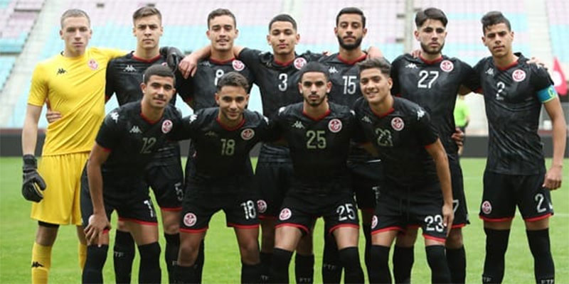 تشكيلة المنتخب الوطني للأواسط خلال المباراة الدولية الودية تونس اليابان