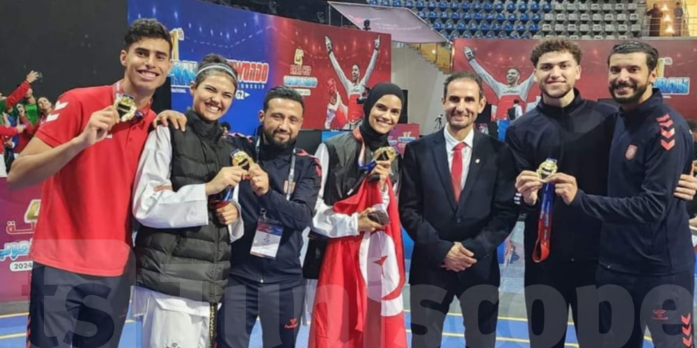 Taekwondo : 7 médailles, dont deux en Or pour la Tunisie