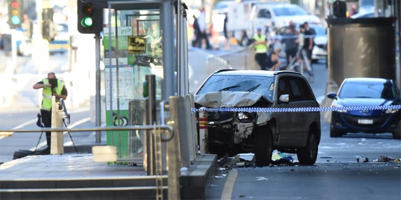 L'auteur de l'attaque à la voiture bélier de Melbourne inculpé de tentative de meurtre