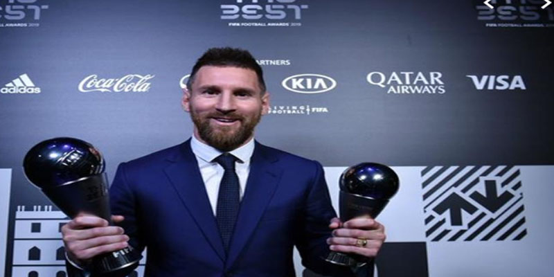 النجم الأرجنتيني ميسي يحصل على جائزة أفضل لاعب في العالم