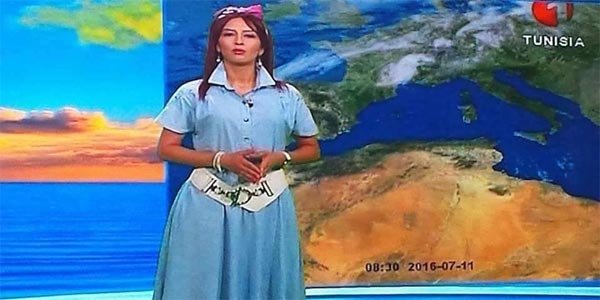 Photo du jour : Quand la présentatrice météo d’El Wataniya 1 fait le buzz