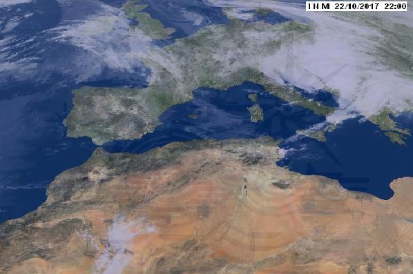 La météo pour ce lundi 23 octobre 2017
