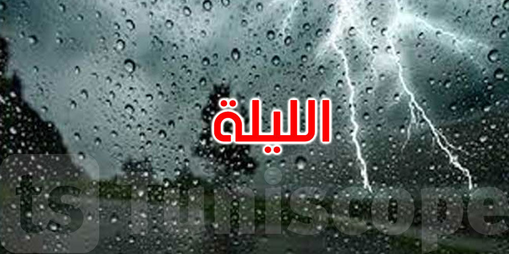 الليلة: أمطار أحيانا غزيرة بهذه المناطق