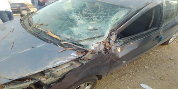 En photos : Accident de route pour quatre joueurs de l’ES Metlaoui