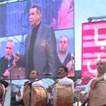 Hédi Donia et Samir Loussif animent la cérémonie de clôture de la campagne électorale d’Essebsi
