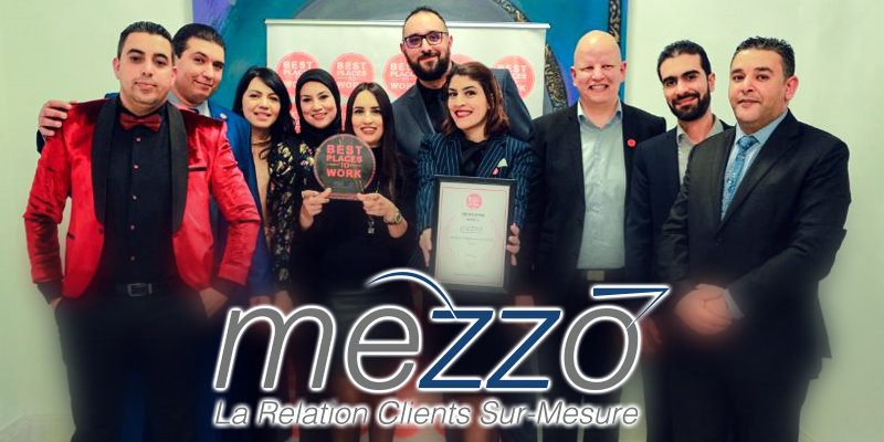 Le Groupe MEZZO sacré Meilleur Employeur en Tunisie,Best Place To Work par Best Group Companies USA