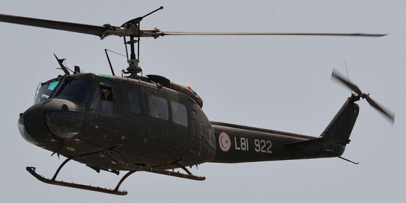 Atterrissage d’urgence d'un hélicoptère militaire à Ouled Haffouz