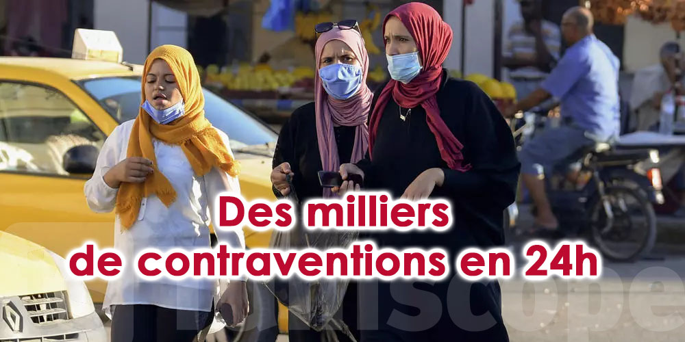 Restrictions sanitaires, des milliers de contraventions en 24h