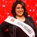 La Tunisienne Zina Hedhili élue 1ère dauphine de miss ronde arabe