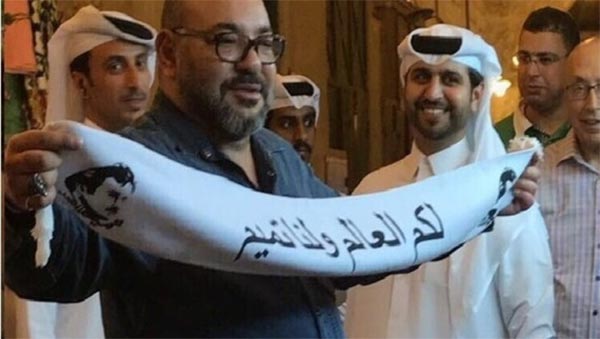 قطر تعلق على صورة ''مركبة'' لملك المغرب أثناء زيارته للدوحة