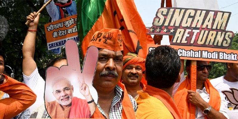 حزب مودي يفوز بالانتخابات البرلمانية في الهند