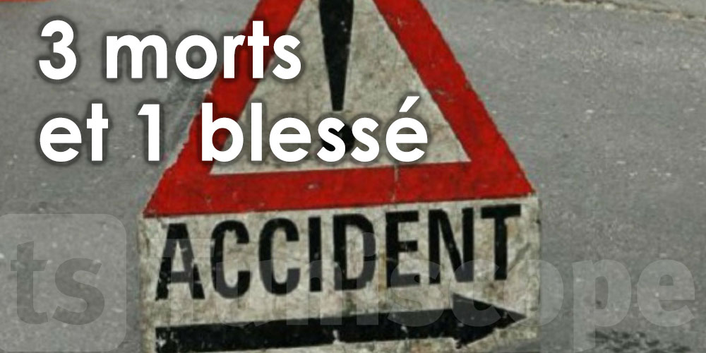 3 morts dans un accident de la route à Monastir