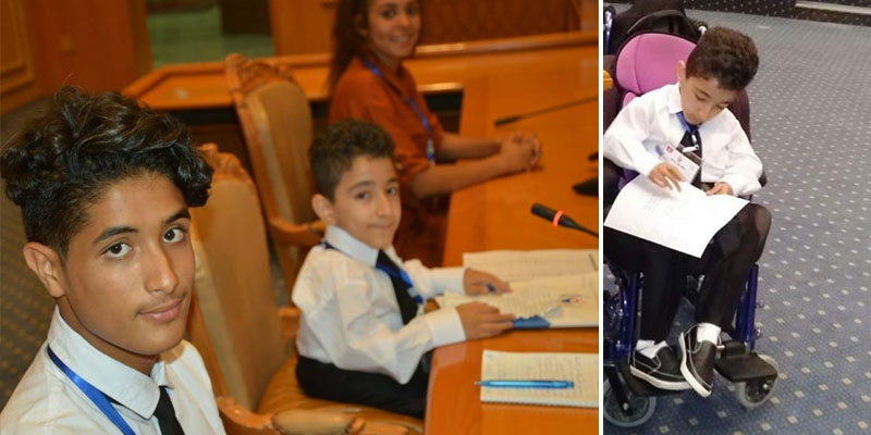 تونس: الطفل مهيب الرزقي رئيس برلمان