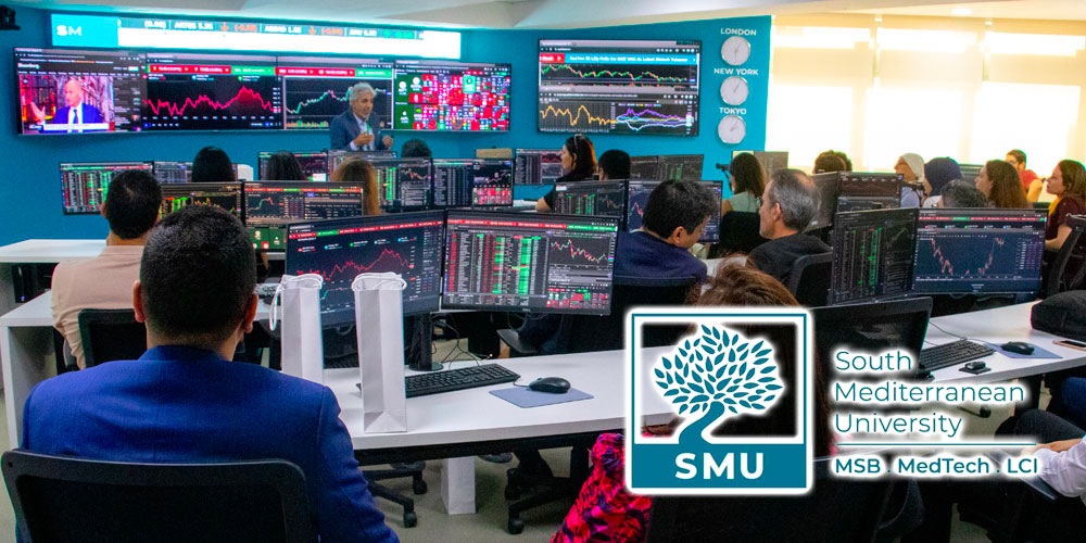 La South Mediterranean University (SMU) inaugure une salle des marchés unique en son genre
