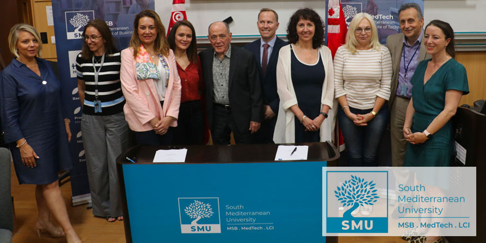 En vidéo : Signature d’une convention de partenariat entre SMU Tunis et HEC Montréal 