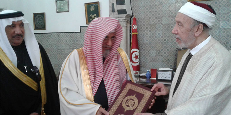 مفتي الجمهورية يستقبل مستشار الديوان الملكي السعودي والإمام الخطيب بالمسجد الحرام