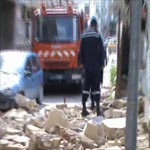 Tunis : Un mur s’est effondré sur deux voitures