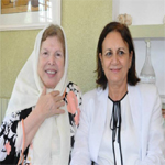 وزيرة الثقافة تزور الفنانة الكبيرة السيدة نعمة