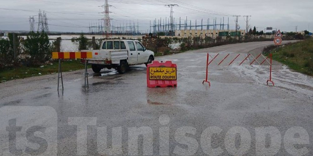 أمطار : بلاغ يهم أهالي نابل ...غلق مؤقت لهذا الطريق 