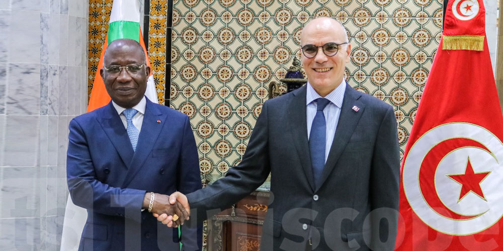 Nabil Ammar reçoit son homologue ivoirien