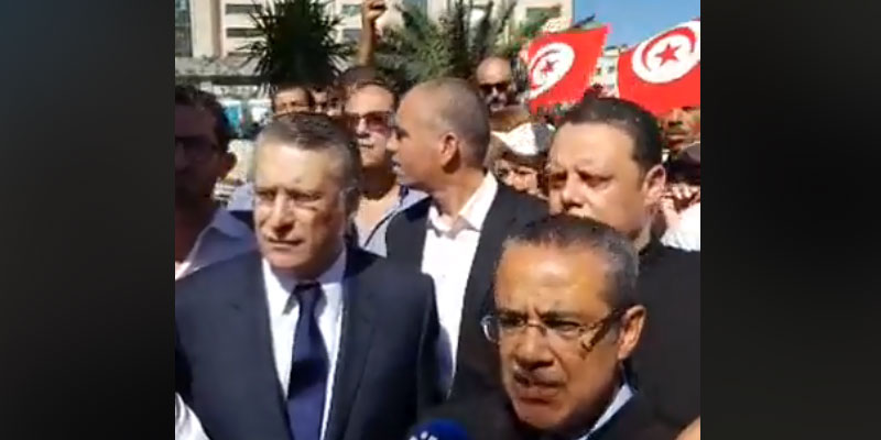 En vidéo : Nabil Karoui maintenu en liberté