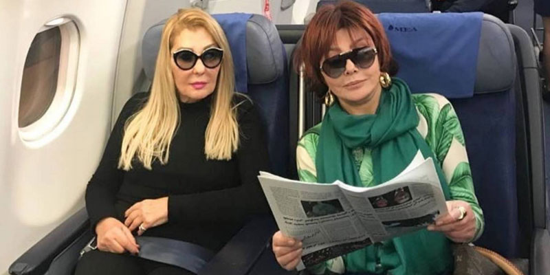 نبيلة عبيد ونادية الجندي تخرقان الحجر الصحي